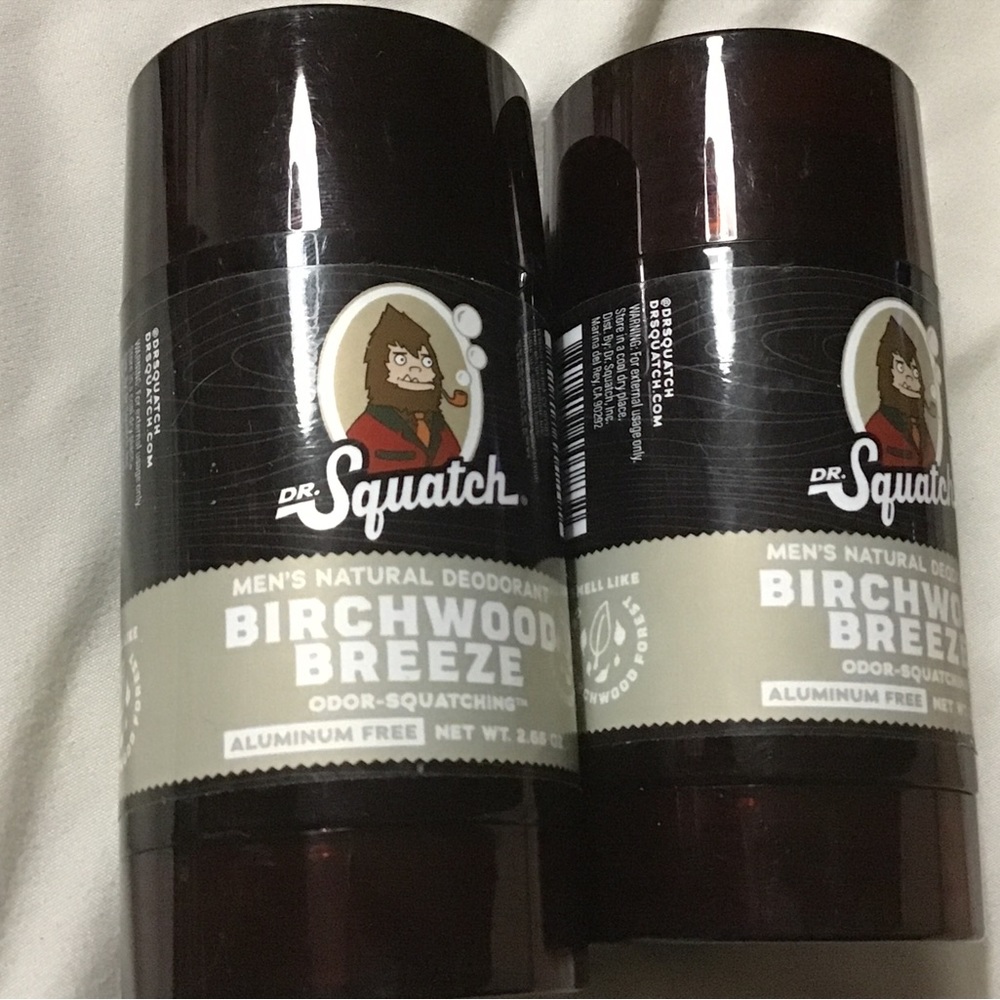COPY - 2 Dr. Squatch natural deodorant Birchwood breeze 2.65 oz each new - Picture 4 of 4